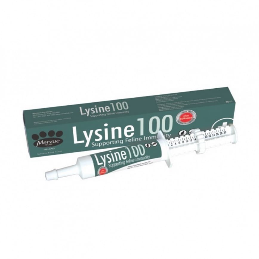 Mervue Lysine 貓用補充劑 Lysine 100 30ml (FP8140) (FP10049) (新舊包裝隨機發貨) 圖 3