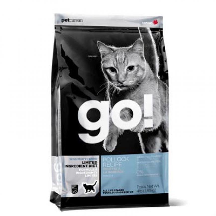 GO! 低敏美毛系列 鱈魚貓糧配方 Pollock Cat Food Recipe 16lb (1302816)