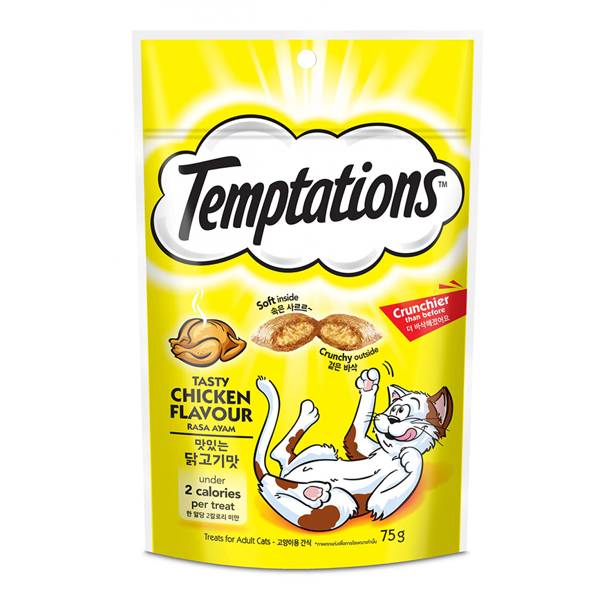 Temptations 貓零食 火烤嫩雞 75g