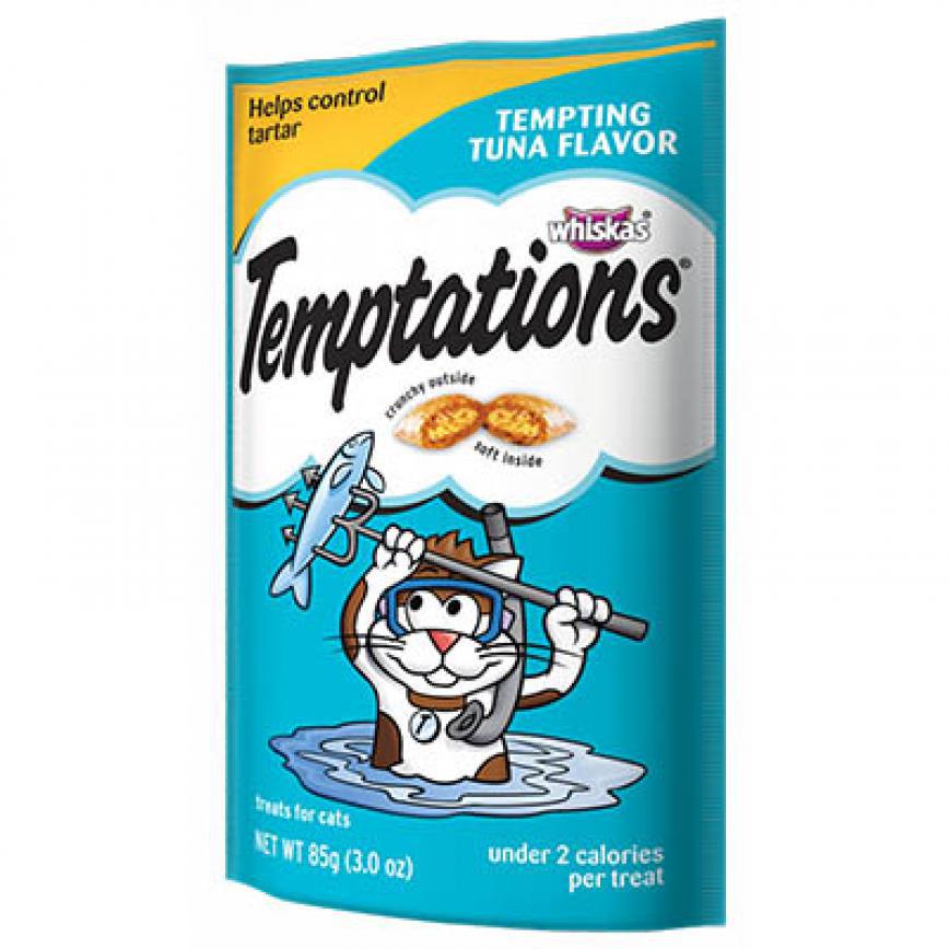 Temptations 防牙石貓零食 吞拿魚 85g (淺藍) (K3278400) (TBS)