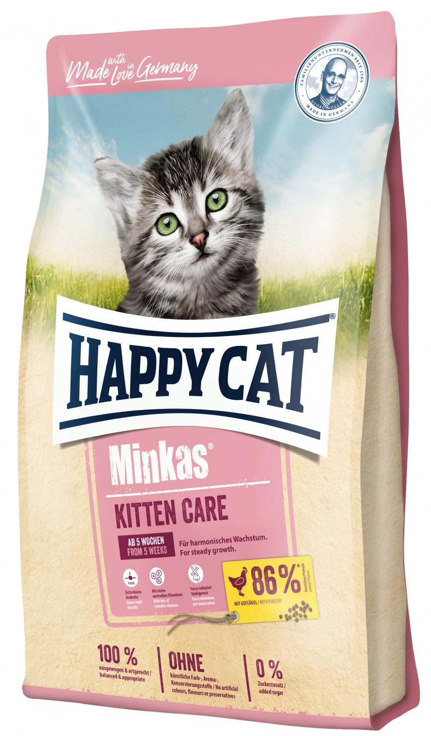 Happy Cat Minkas Kitten Care 初生貓營養配方 (五星期到六個月) 1.5kg (賞味期限 2019.02) 圖 1