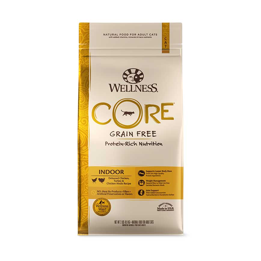 WELLNESS CORE 貓糧 無穀物 室內除臭配方 5lb (金) (賞味期限 2019.02) 圖 1