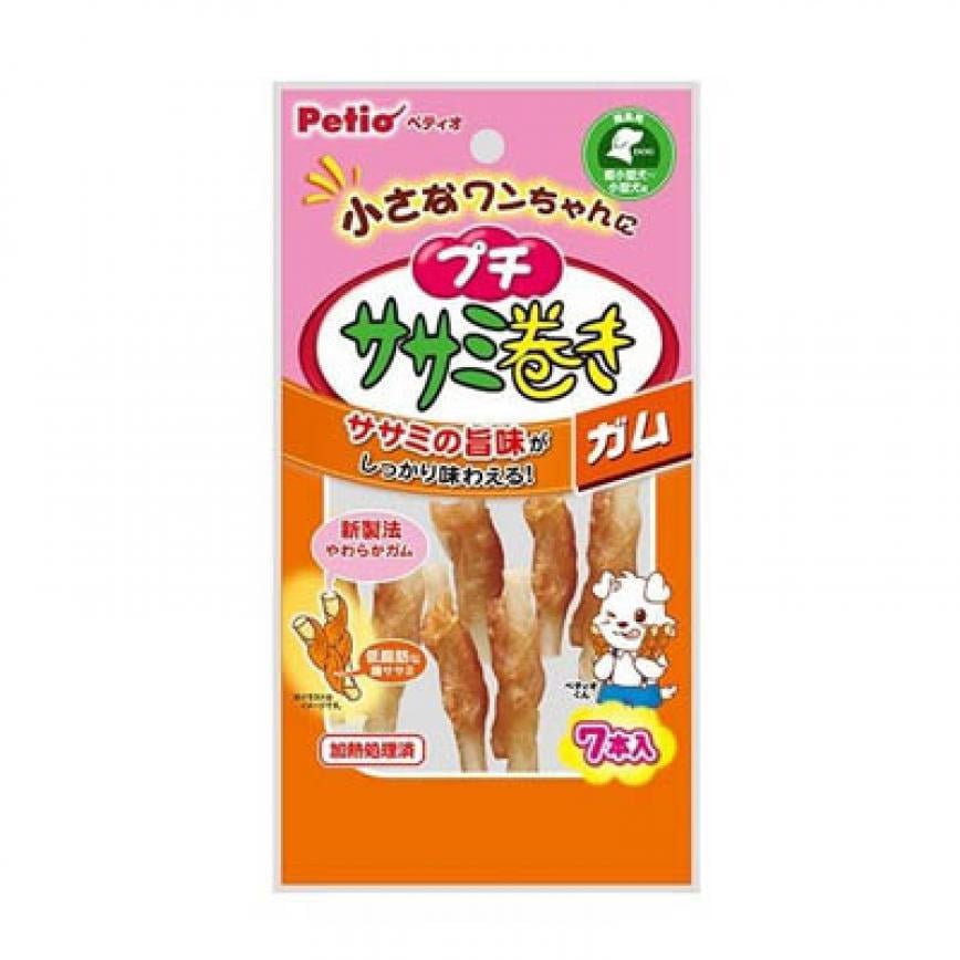 日本Petio 狗零食 潔齒雞胸肉牛皮卷 7條裝 (犬用) 圖 1