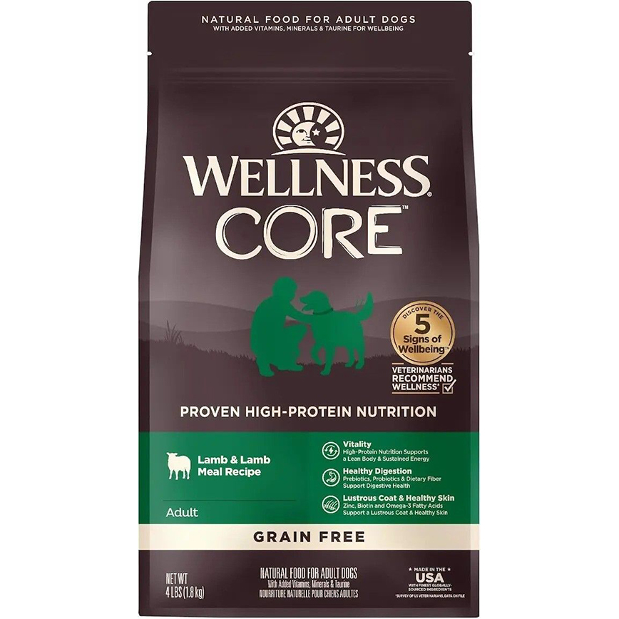 WELLNESS CORE 狗糧 無穀物 羊肉 4lb (88457)