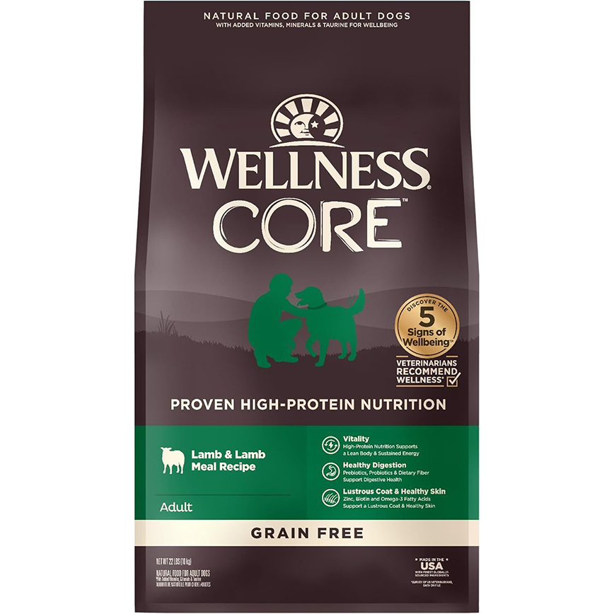 WELLNESS CORE 狗糧 無穀物 羊肉 22lb (88459)