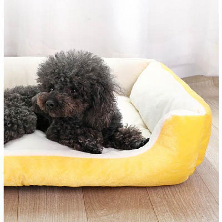 寵物床 防滑厚身 M碼 70 (黃) (貓犬用) 圖 1