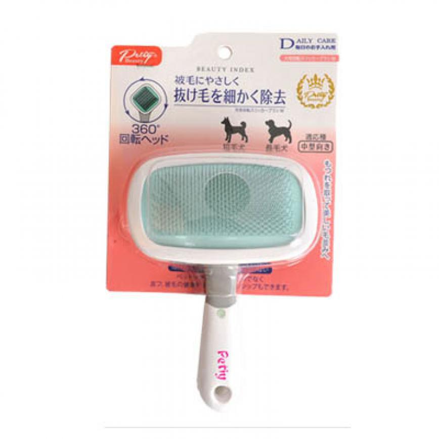 Petiy Beauty 用具嚴選 360度旋轉鋼絲梳毛刷 中碼 (貓犬用) (Y91004)