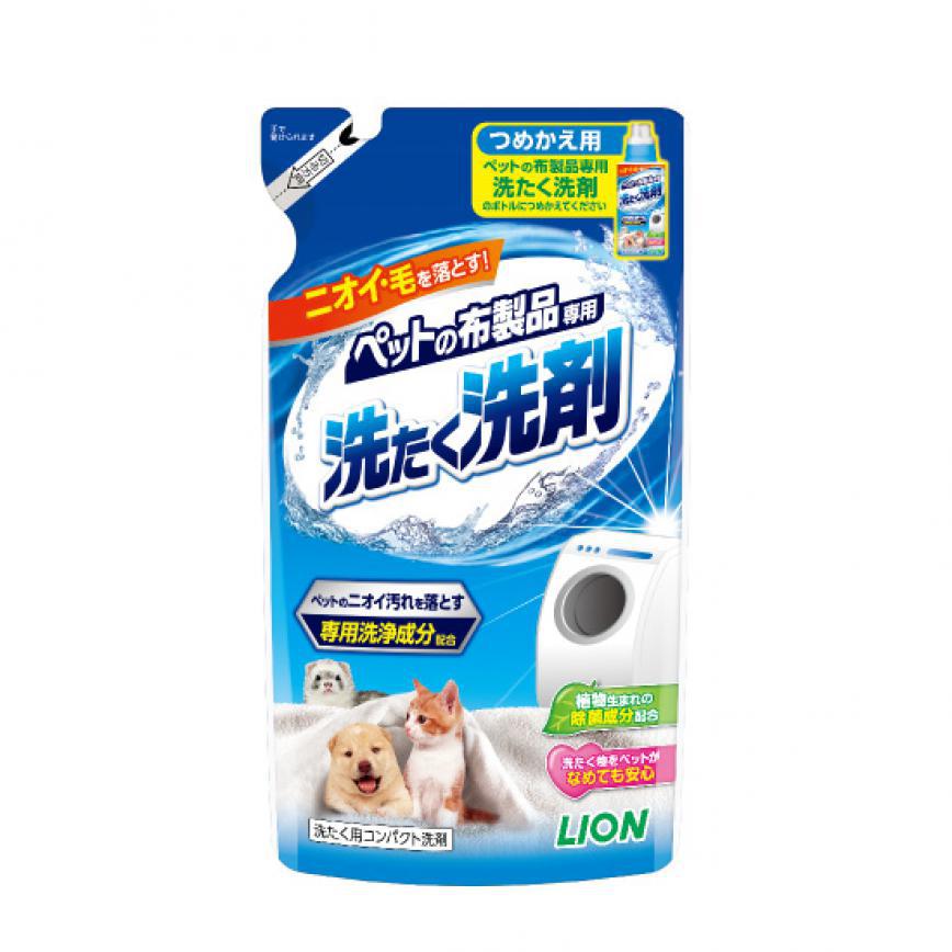 日本獅王LION Pet 寵物專用布製品洗滌劑 補充包裝 320g