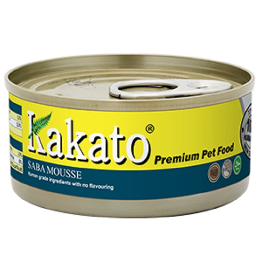 Kakato 罐頭 貓狗罐頭 鯖花魚慕絲 70g (貓狗共用) (TD0701THK) 圖 1