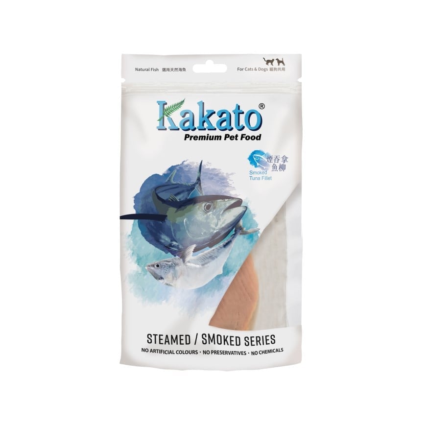 Kakato卡格 煙吞拿魚柳 66g (貓狗共用)