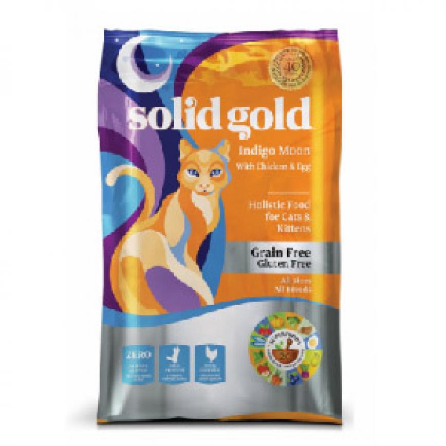 solidgold素力高 無穀物(抗敏)全貓乾糧 雞肉味 Indigo Moon 3lb (賞味期限 2019.07.25) 圖 1