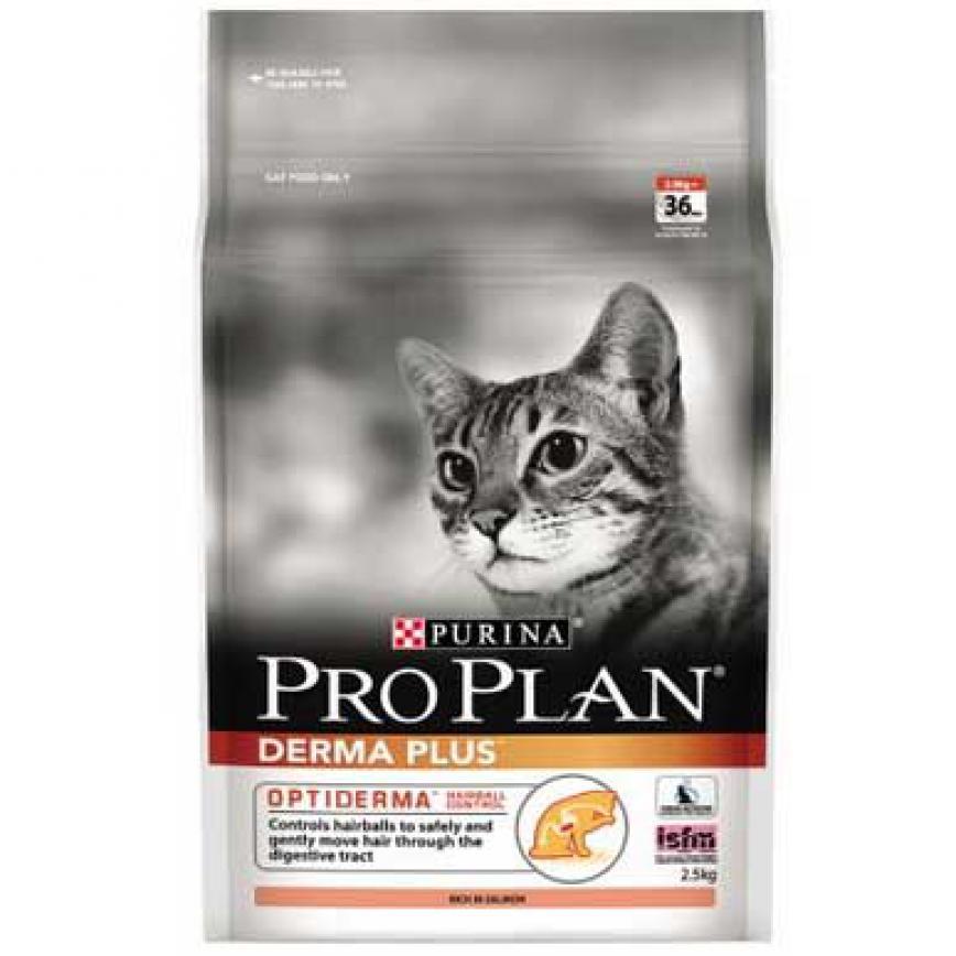 PURINA PROPLAN 冠能 成貓去毛球美毛配方 Derma Plus 1.3kg (賞味期限 2019.08.27) 圖 1