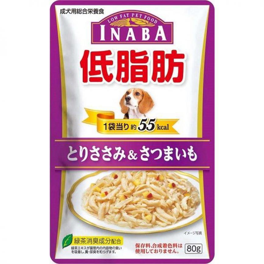 CIAO 狗濕糧 日本低脂肪袋裝濕糧 雞胸肉及地瓜 RD-06 80g (紫) (TBS)