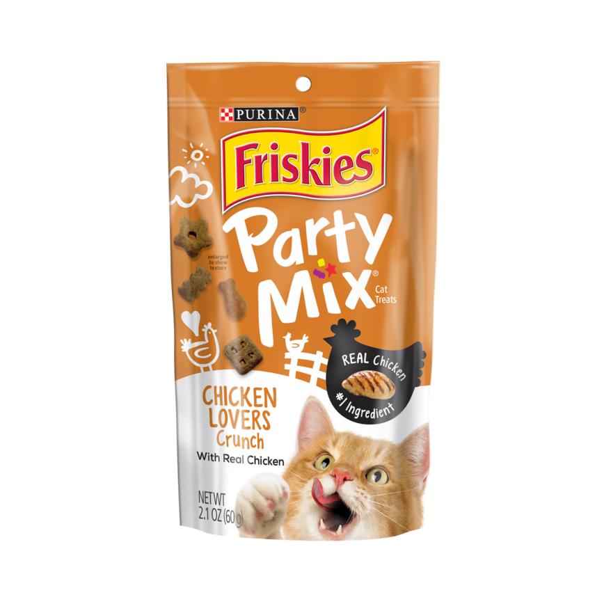 Friskies喜躍 Party Mix Crunch 貓零食 貓脆餅 雞肉 6oz (NE12368022)