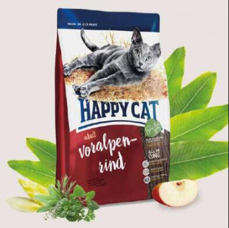 Happy Cat Supreme 成貓牛肉大顆粒配方貓糧 Adult Voralpen-Rind (Bavarian beef) (賞味期限 2019.08.28) 圖 1