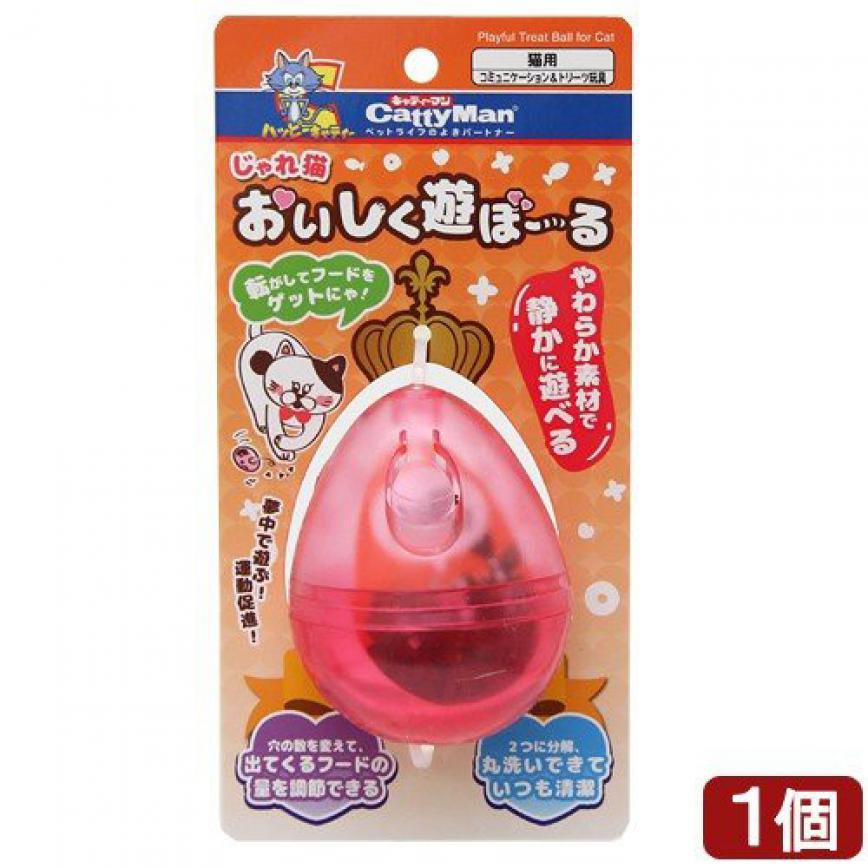 日本CattyMan 不倒翁漏食益智 貓咪玩具 圖 1