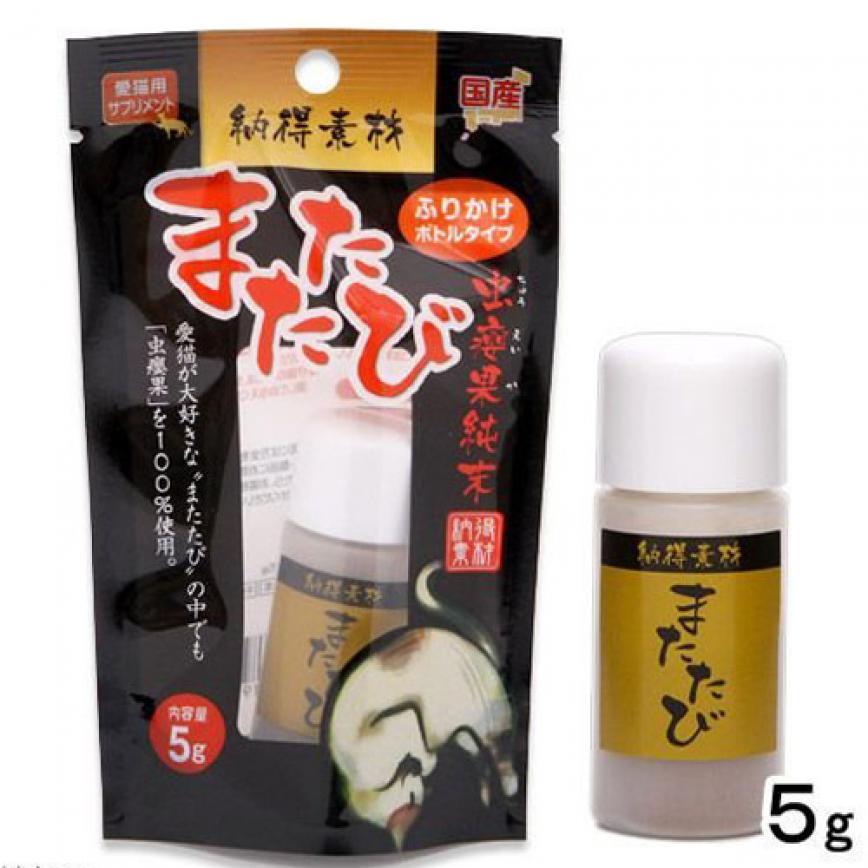 日本納得素材 100%虫果貓貓至愛粉末 5g 圖 1
