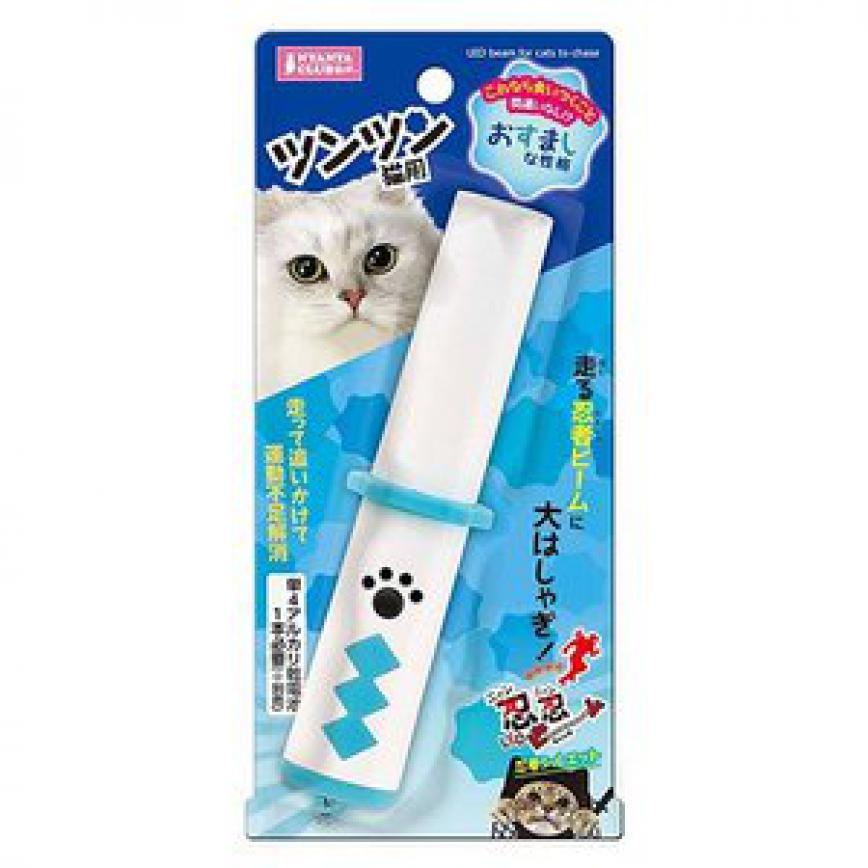 日本MARUKAN 貓咪玩具 忍者LED光線棒 (顏色隨機) (停售)