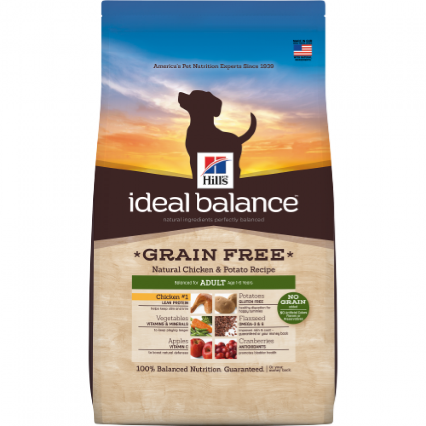 Hills 狗糧 Ideal Balance 幼犬無穀物天然配方雞肉及薯仔餐 2kg