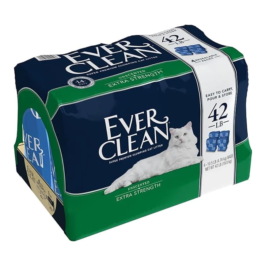 Ever Clean 美國 礦物貓砂 藍鑽 持久除臭貓砂 無香味 42lbs (ES42)