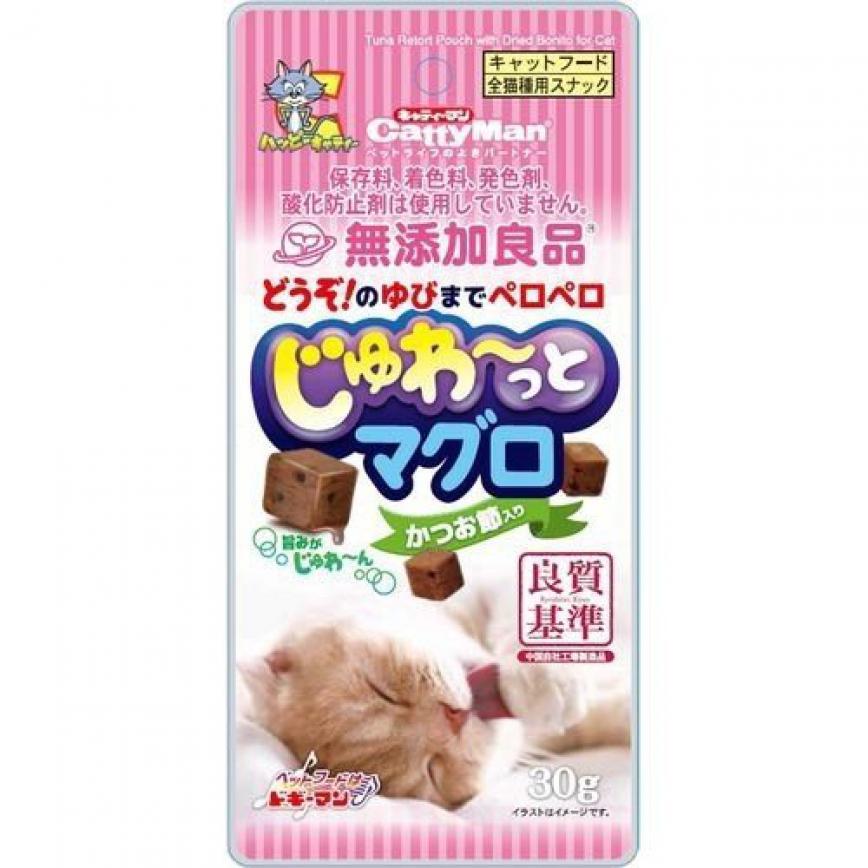 日本CattyMan 無添加良品 鰹魚節粒 30g