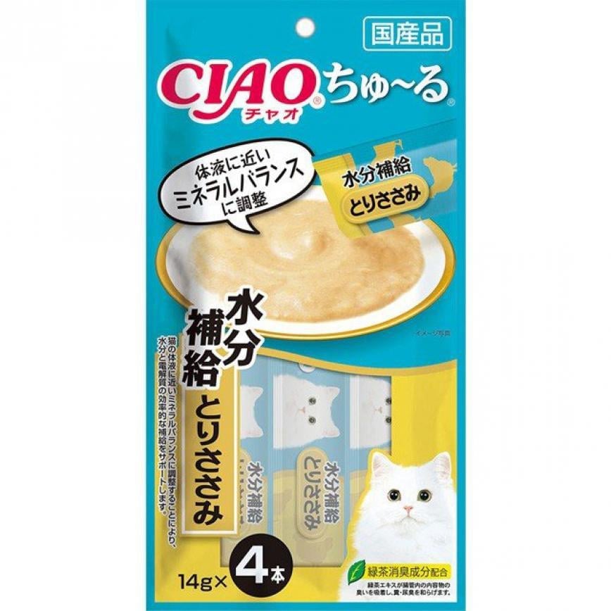 CIAO 肉泥 貓零食 水分補給 雞肉肉醬 14g 4本入 (SC-180) 圖 1