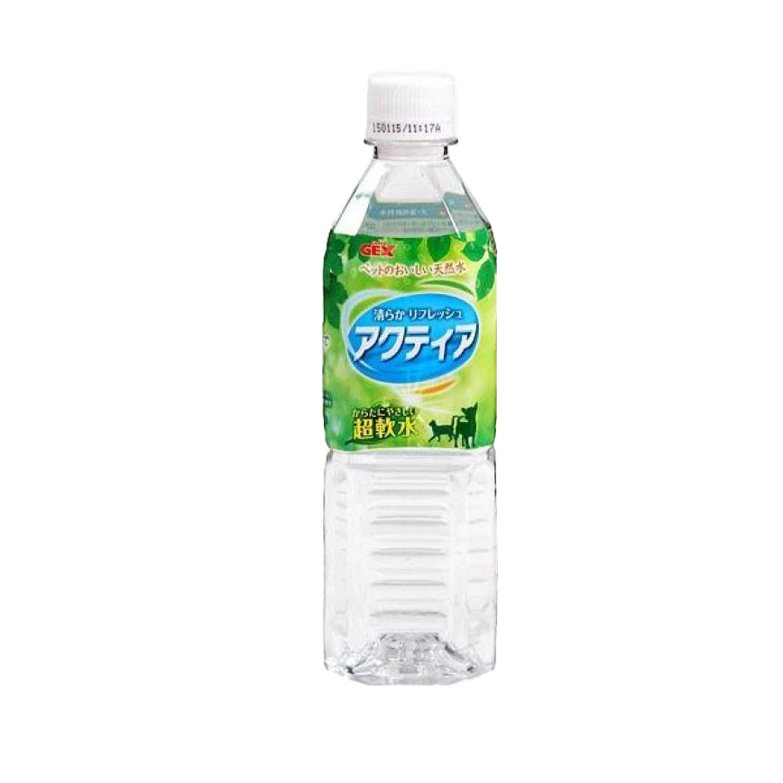 日本GEX 犬貓用飲料水 天然水超軟水 500ml 圖 1