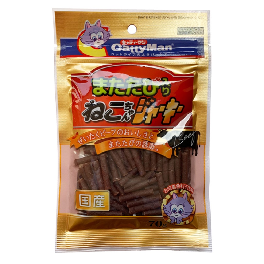 日本CattyMan 牛肉條棒 70g