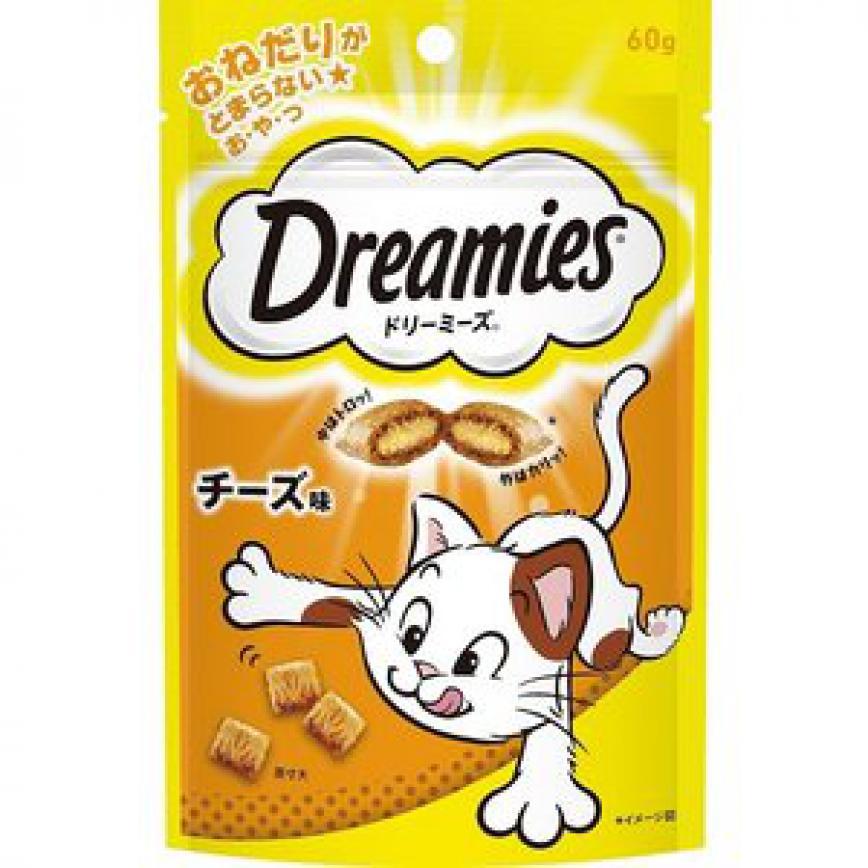 日本Dreamies 護齒夾心酥 奶酪味 60g (橙)