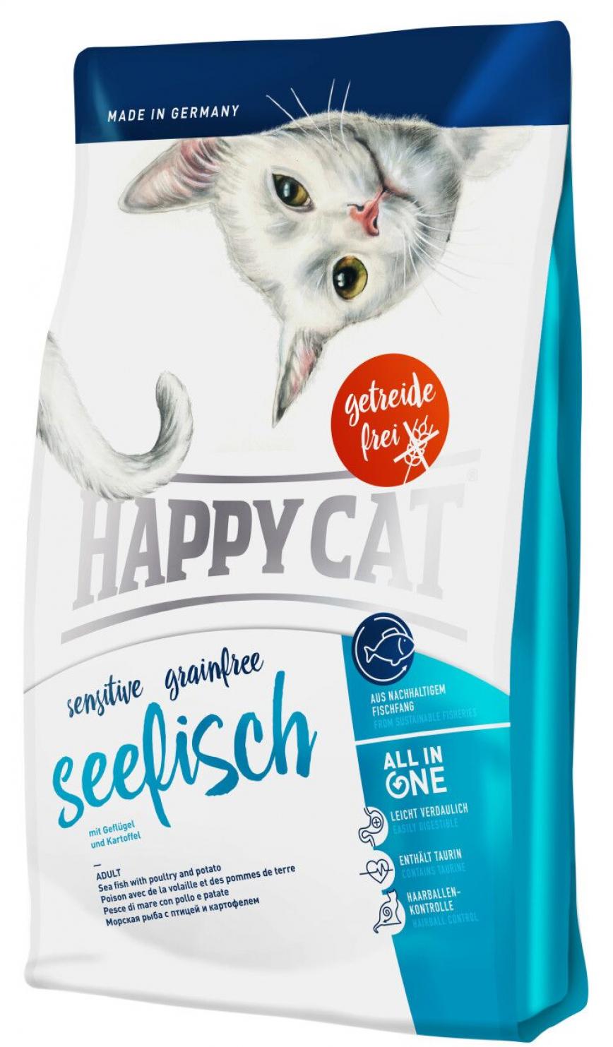 Happy Cat Sensitive 成貓深海魚無穀物配方貓糧 Grainfree Seefisch 4kg (賞味期限 2019.07.11) 圖 1