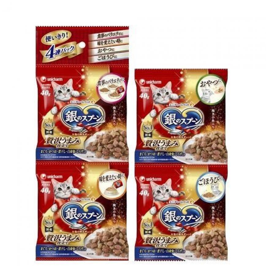 Unicharm 貓脆餅 鰹魚及金槍魚 40gx4