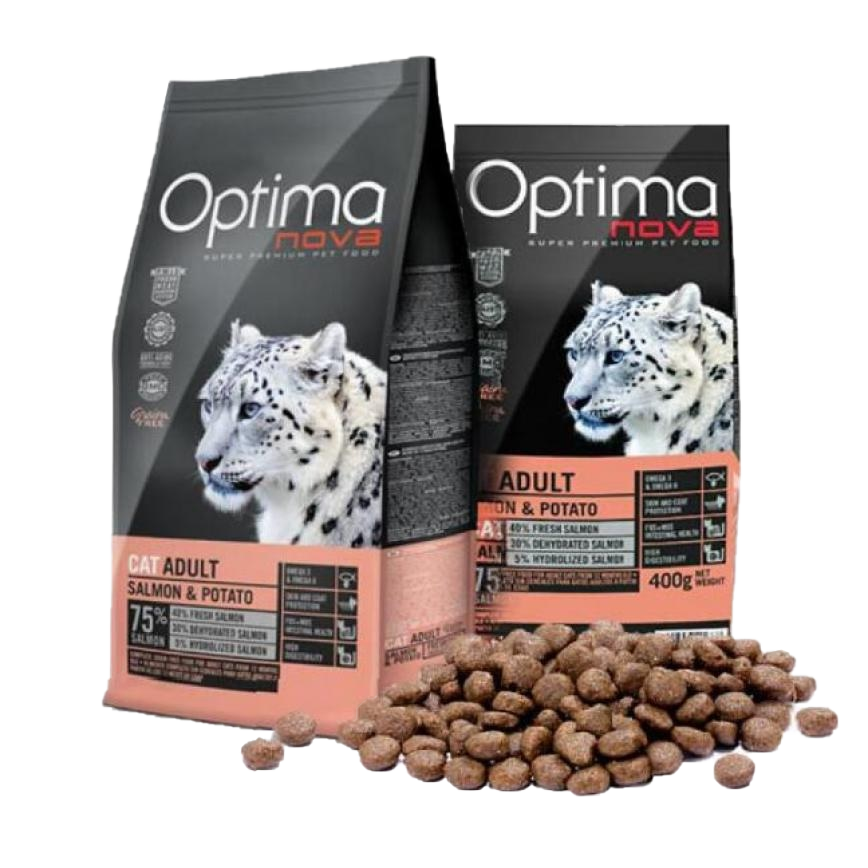 Optima nova 無穀物雪豹三文魚美毛配方 Salmon & Potato 2kg (OCS-GM) 圖 1