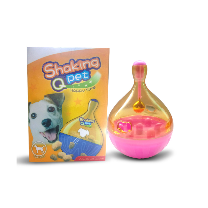 HelloDOG 玩具嚴選 趣味不倒翁寵物漏食器 犬用大碼 圖 1