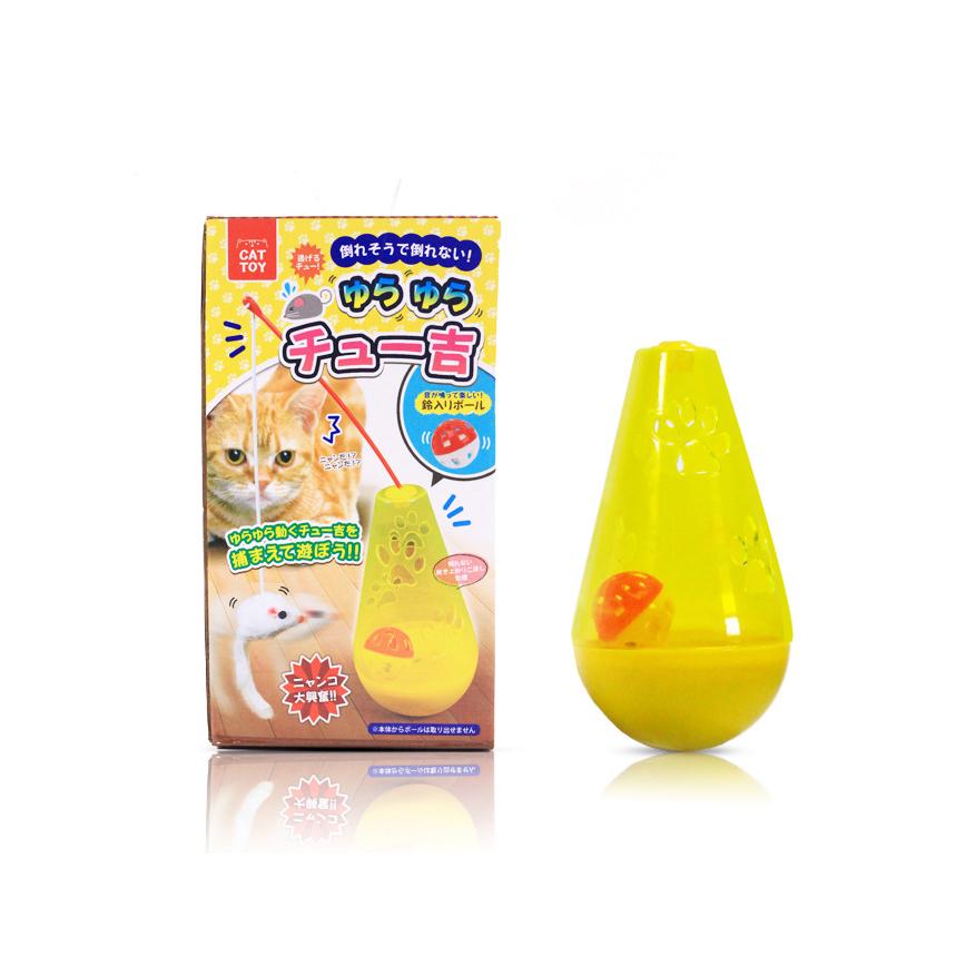 CAT TOY 貓玩具 貓咪吊吊小鼠不倒翁 (顏色隨機) 圖 2