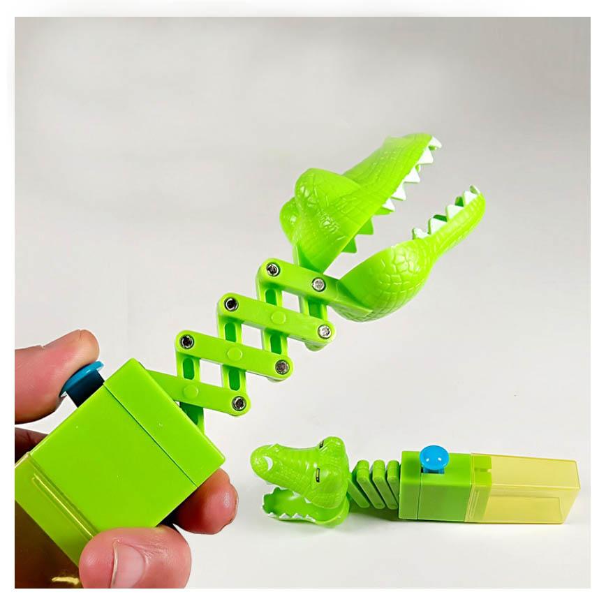 伸縮鱷魚 逗貓玩具