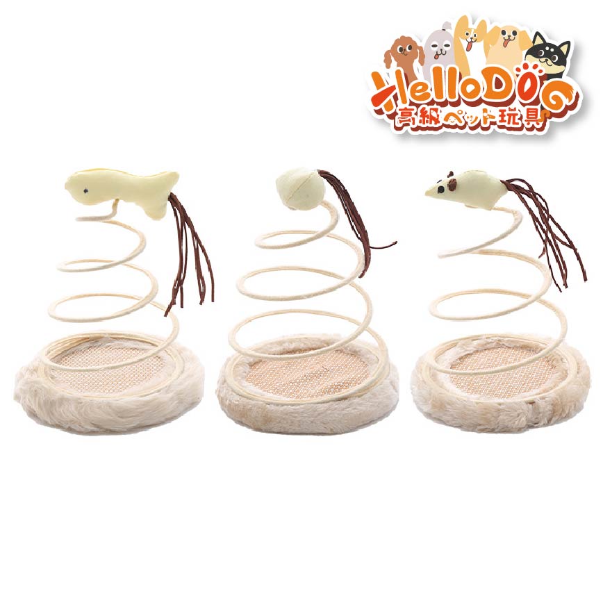 HelloDOG 貓玩具 彈簧瘋狂逗貓玩具麻球 1件 (隨機款) 圖 3