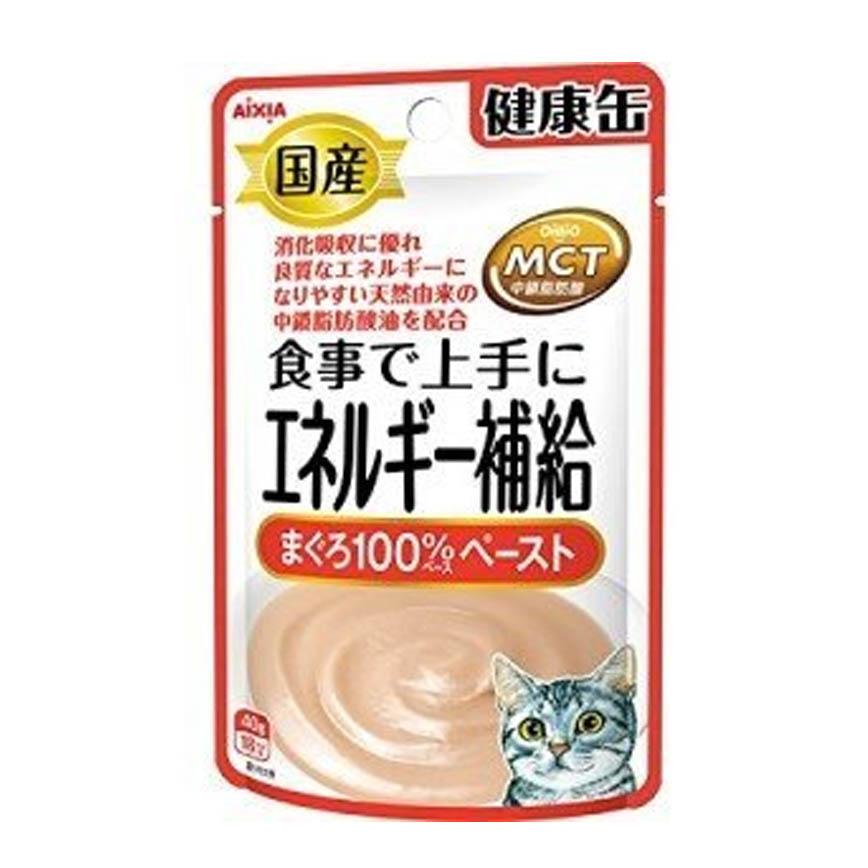 日本AIXIA 愛喜雅 健康缶能量補給濕糧包 吞拿魚味 40g (紅) 圖 1