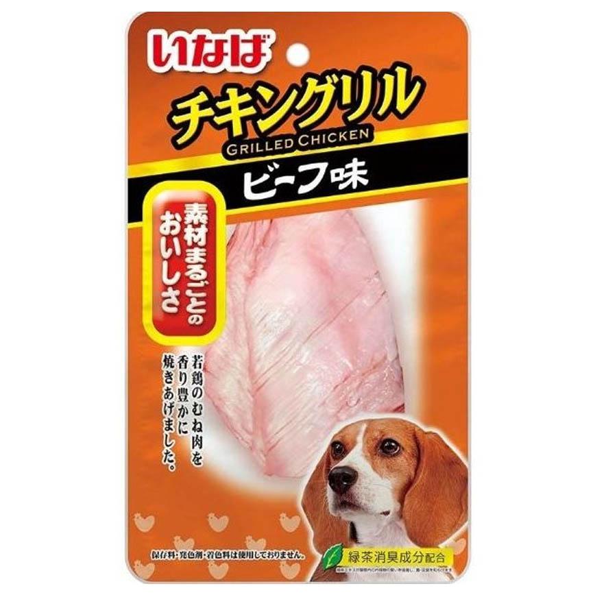 CIAO 狗零食 日本狗狗烤雞柳 牛肉味 1枚入 (深橙) (停售) 圖 1