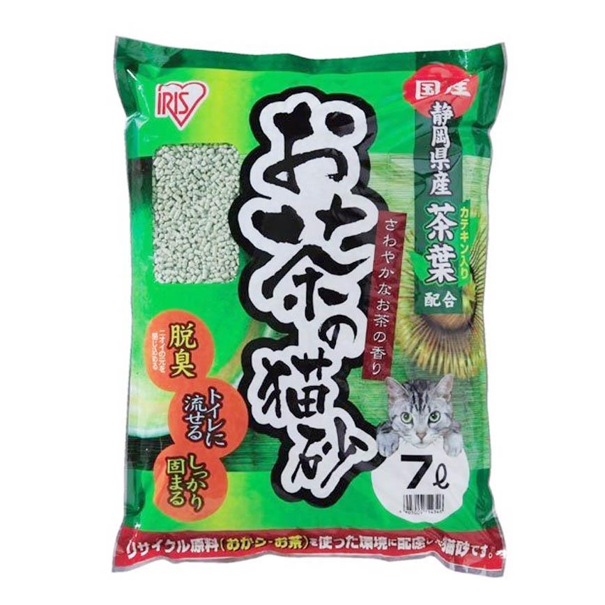 日本IRIS 靜岡縣產綠茶 豆腐貓砂 7L (OCN-70N) 圖 1