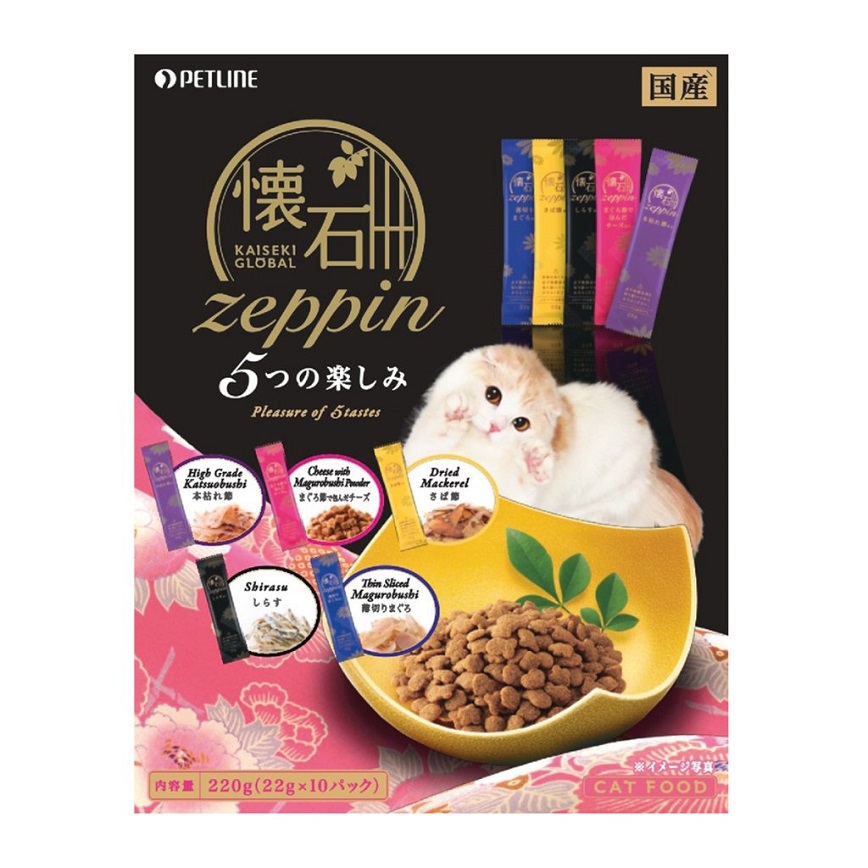 Petline 貓零食 白魚三文魚金槍魚味 220g