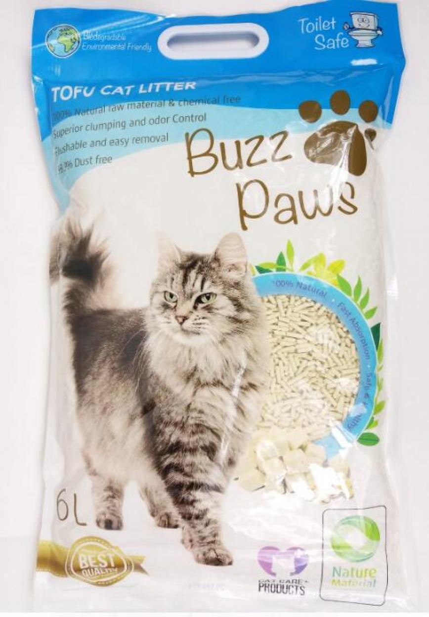 Buzz Paws 原味 豆腐貓砂 6L