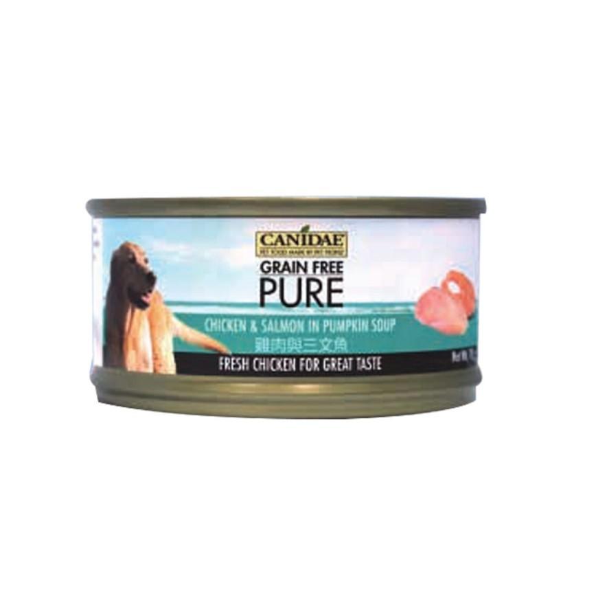CANIDAE 咖比 PURE 狗罐頭 雞肉三文魚 Chicken & Salmon in Pumpkin Soup 70g (6202) (停售)