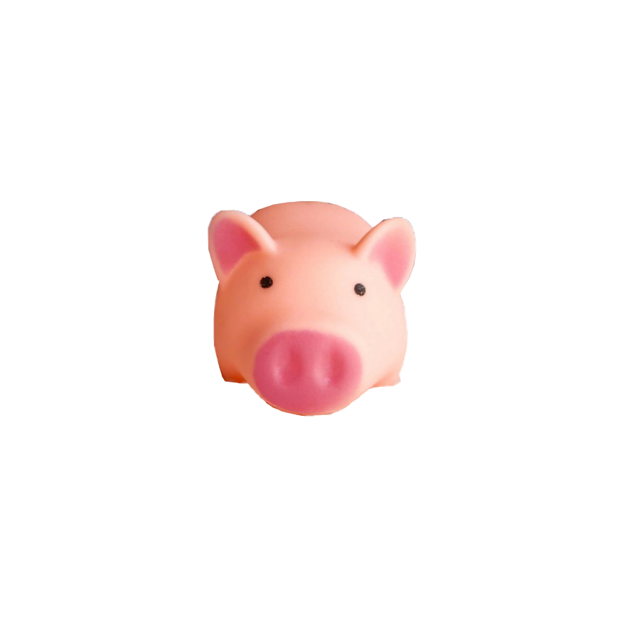 超可愛發聲寵物玩具 肉色膠小豬 (貓犬用) 圖 2