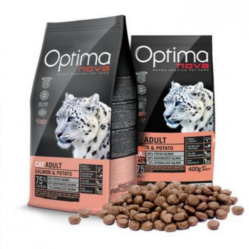 Optima nova 無穀物雪豹三文魚美毛配方 Salmon & Potato 8kg (OCS-GL)