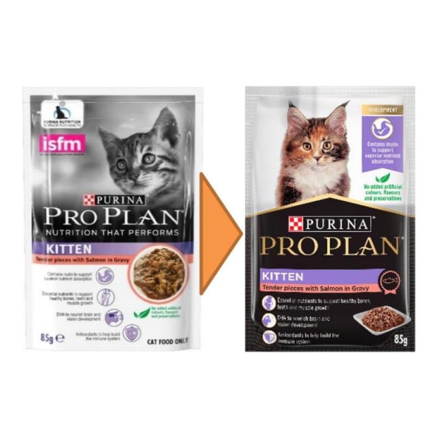 PROPLAN 幼貓醬汁三文魚 85g