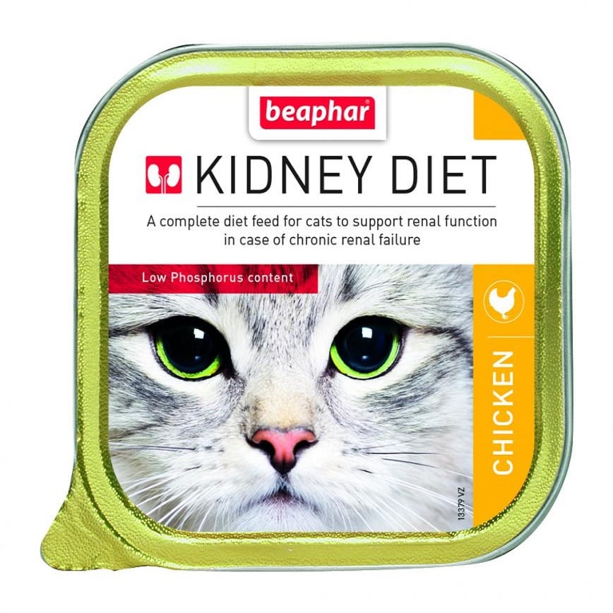 BEAPHAR KIDNEY DIET 貓罐頭 腎臟保健配方 雞肉 100g (黃色) (13379)