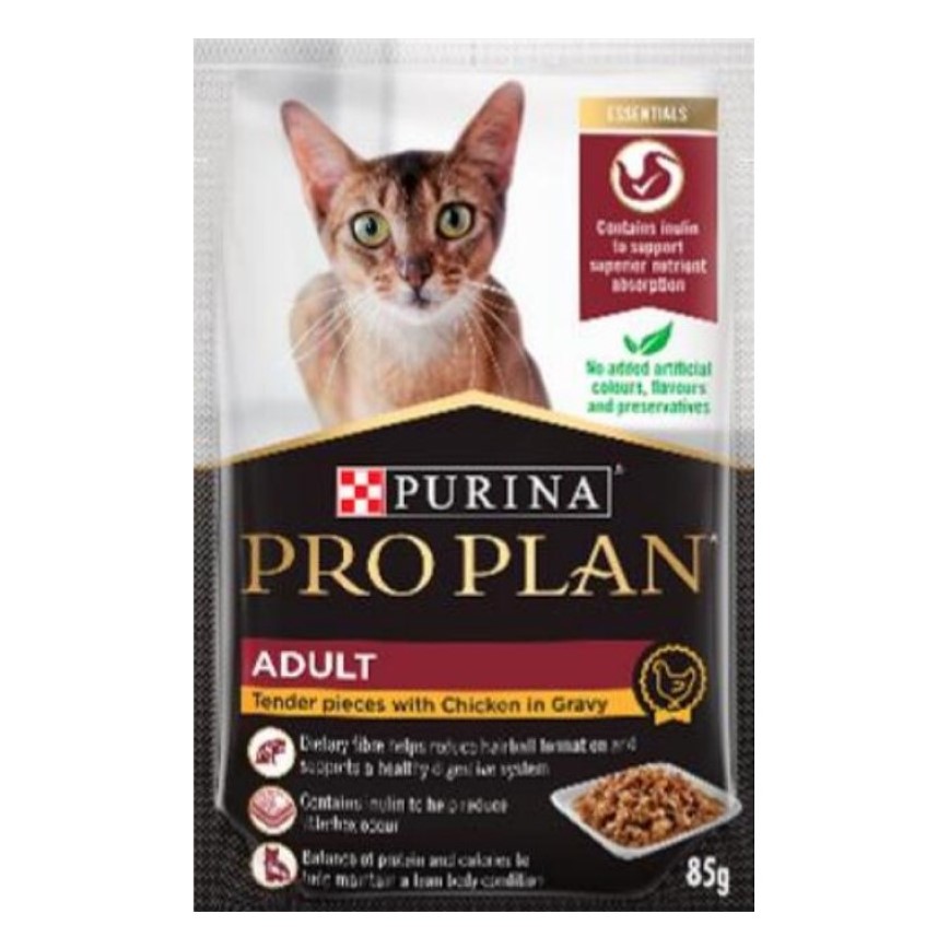 PURINA PROPLAN 冠能 貓濕糧 成貓配方 醬汁雞肉 85g (12463198) 圖 2