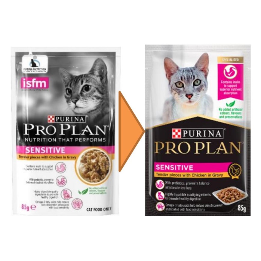 PURINA PROPLAN 冠能 貓濕糧 成貓敏感配方 醬汁雞肉 85g (12463201) 圖 2