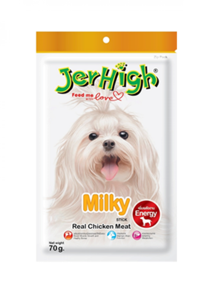 Jerhigh 狗小食 Milky牛奶條 70g (JER09)