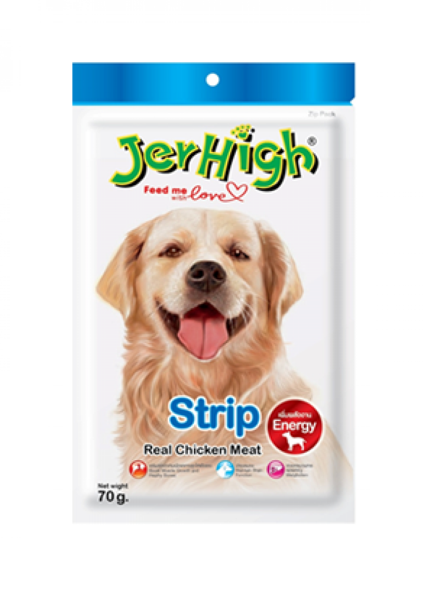 Jerhigh 狗小食 Strip 長雞片 70g (JER04)